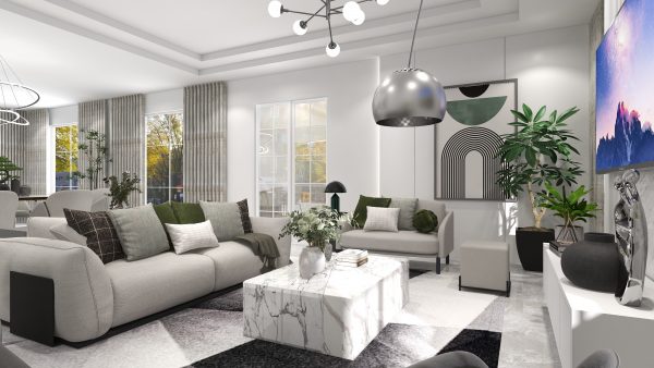 Sophia's Contemporary Statement Living Room - Image 9