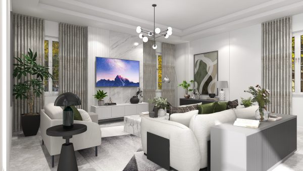 Sophia's Contemporary Statement Living Room - Image 10