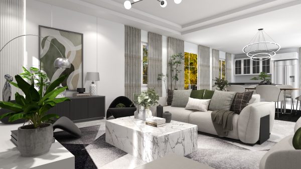 Sophia's Contemporary Statement Living Room - Image 11