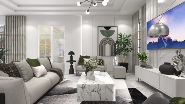 Sophia's Contemporary Statement Living Room - Image 2