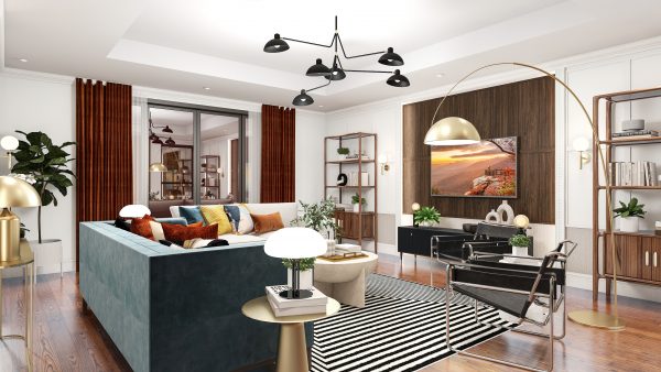 Anderson's Retro Mid-Century Modern Living Room - Image 3