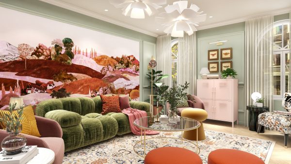 Aurora's Eclectic Living Room - Image 2