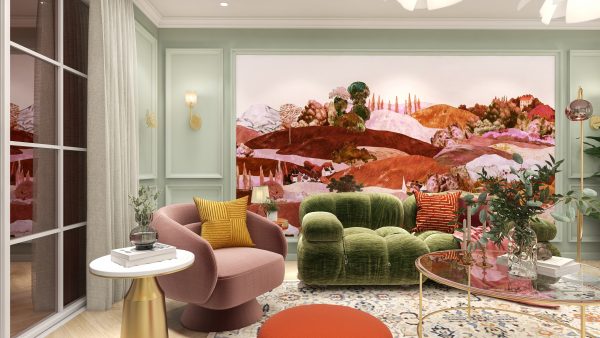 Aurora's Eclectic Living Room - Image 4