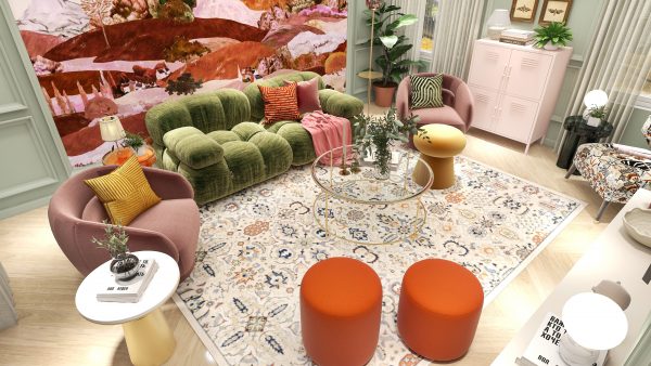 Aurora's Eclectic Living Room - Image 10
