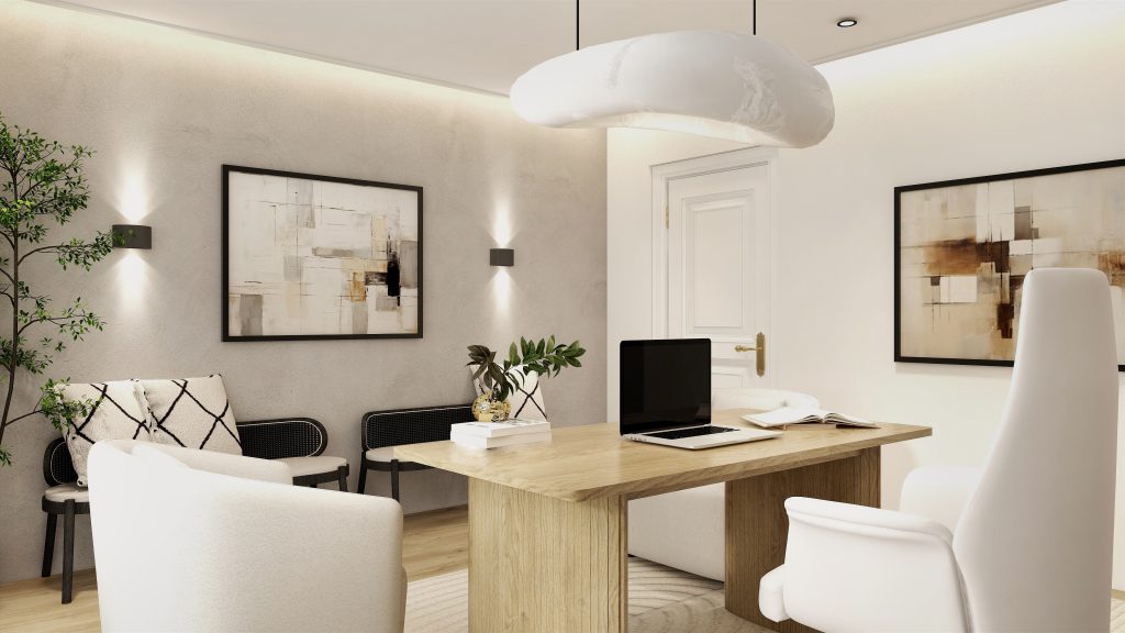 Freya's Scandinavian-Inspired Home Office - Mondan & Co Interiors