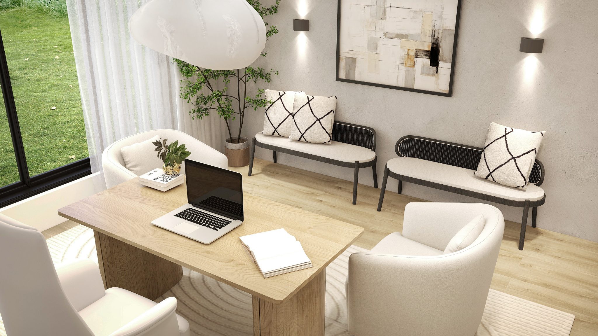 Freya's Scandinavian-Inspired Home Office - Mondan & Co Interiors