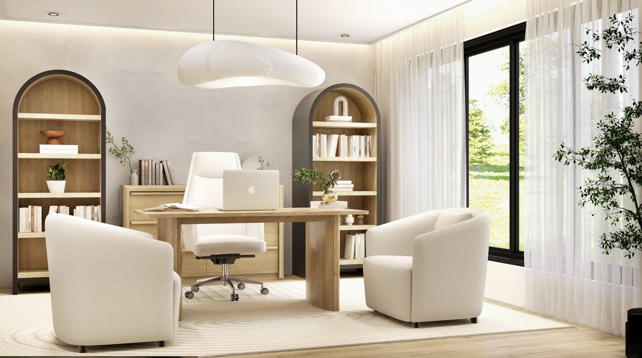 Freya's Scandinavian-Inspired Home Office - Mondan & Co Interiors