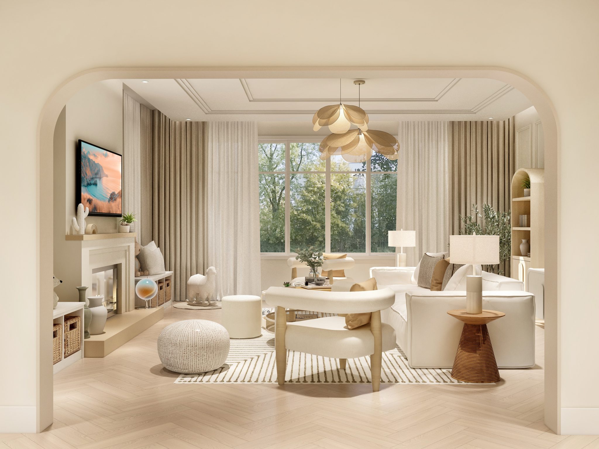 Curated visual reference: Fresh Look at Ingrid S Scandinavian Family Oasis Living Room
