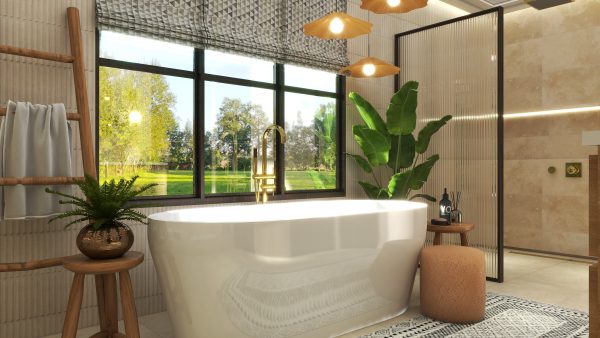 Zoe's Modern Organic Bathroom Retreat - Image 8