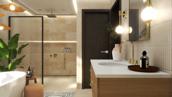 Zoe's Modern Organic Bathroom Retreat - Image 10