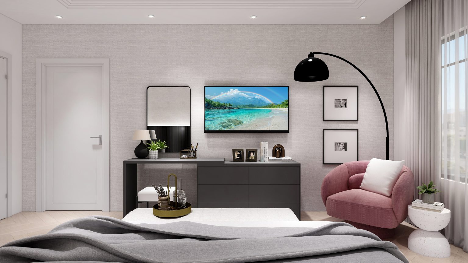 Serene Minimalist Bedroom Haven - Mondan & Co Interiors