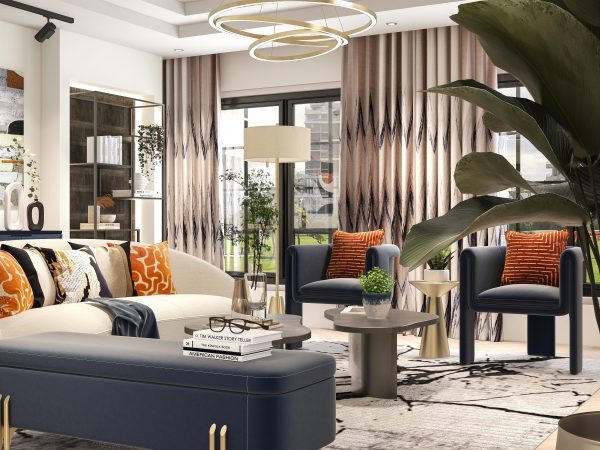 Brittany's Contemporary Glam Living Room - Image 9