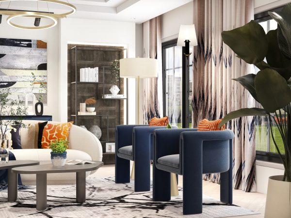 Brittany's Contemporary Glam Living Room - Image 13