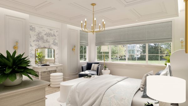 Emily's Transitional Serene Bedroom - Image 9
