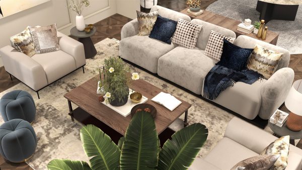 The Seasonal Edit: Noah's Modern Luxe Summer Refresh Living Room