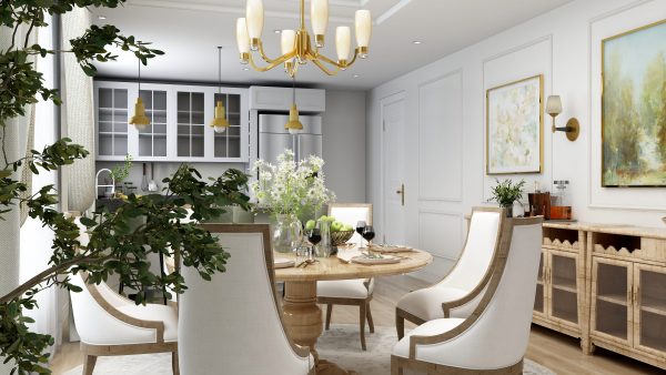 Eleanor's Timeless Traditional Dining Room - Image 3