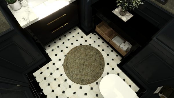 Dahlia's Velvet Reflection Powder Room - Image 7