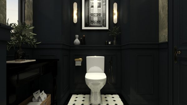 Dahlia's Velvet Reflection Powder Room - Image 11